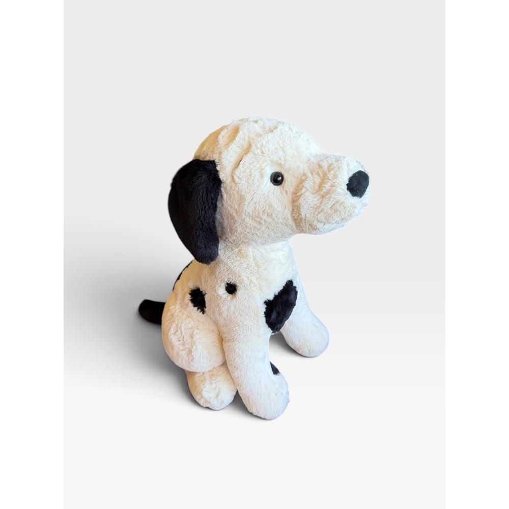 Jellycat Harper Pup HAR3PUP Retired Rare Black White Spotted Dog Plush 16in Tag